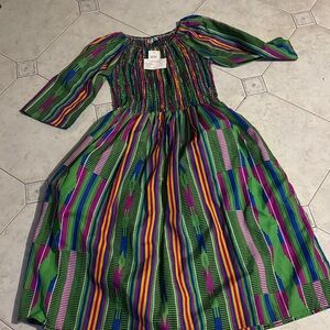 Colorful High Low Dress